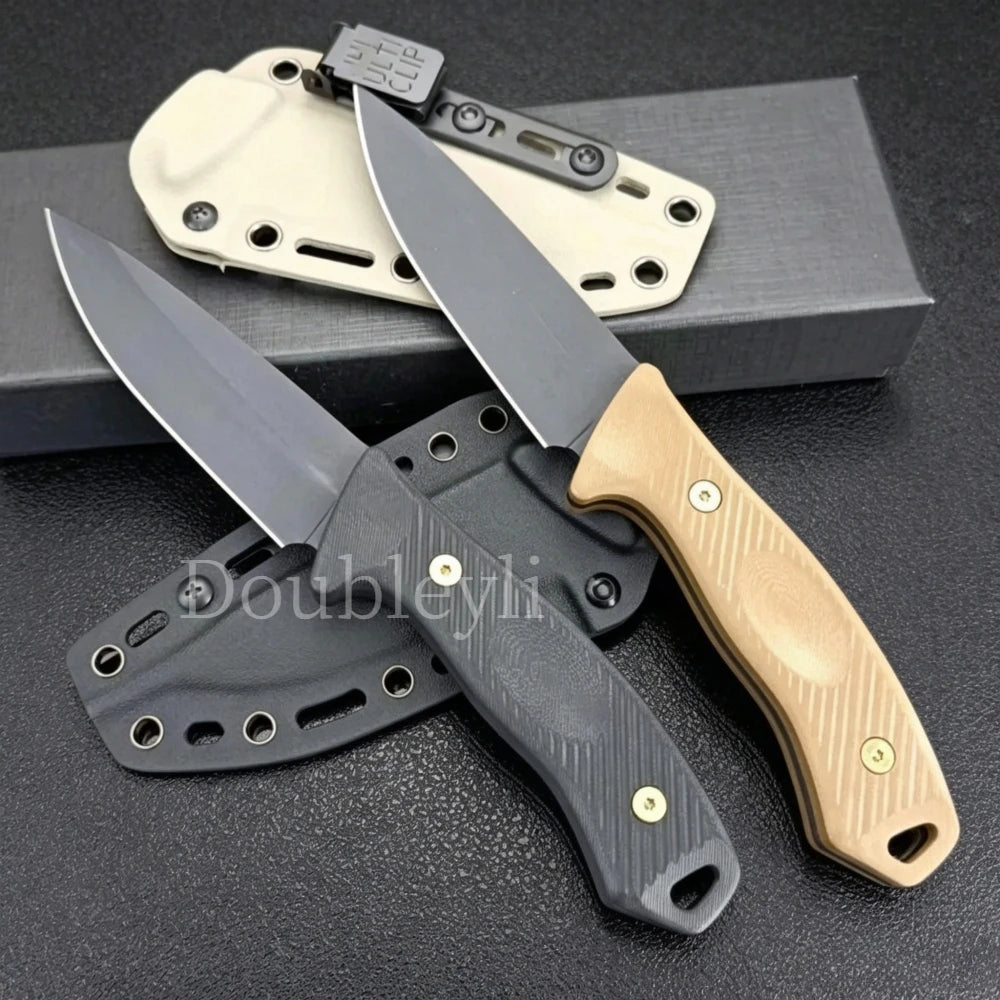 Hot-selling TF24 Outdoor Straight Knife with K Sheath Multi-functional EDC Tool Practical Rescue Knife Kitchen Knife Fruit Knife