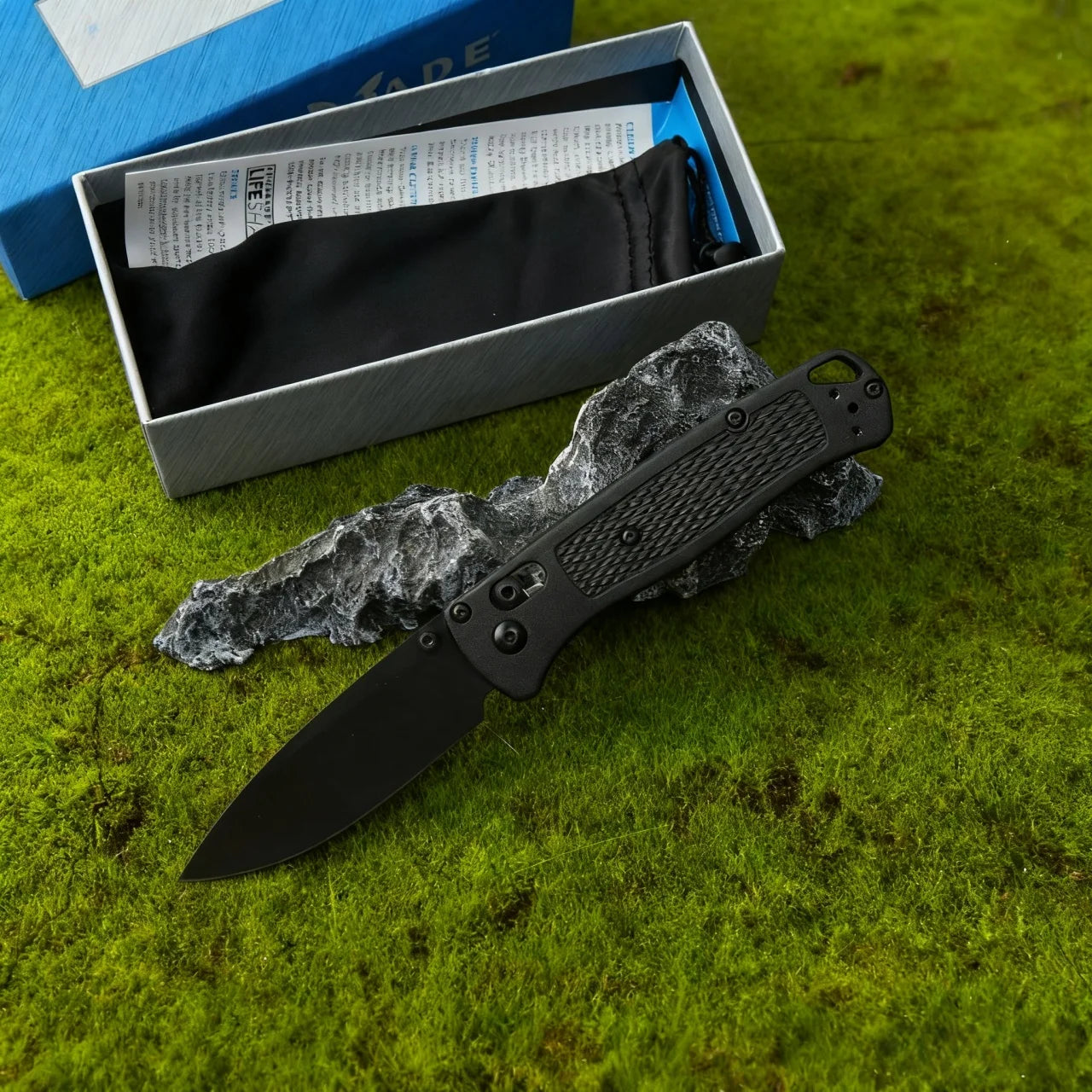 G10 handle S30V one-handed quick-opening folding knife, outdoor camping multifunctional equipment, gifts for men and women.