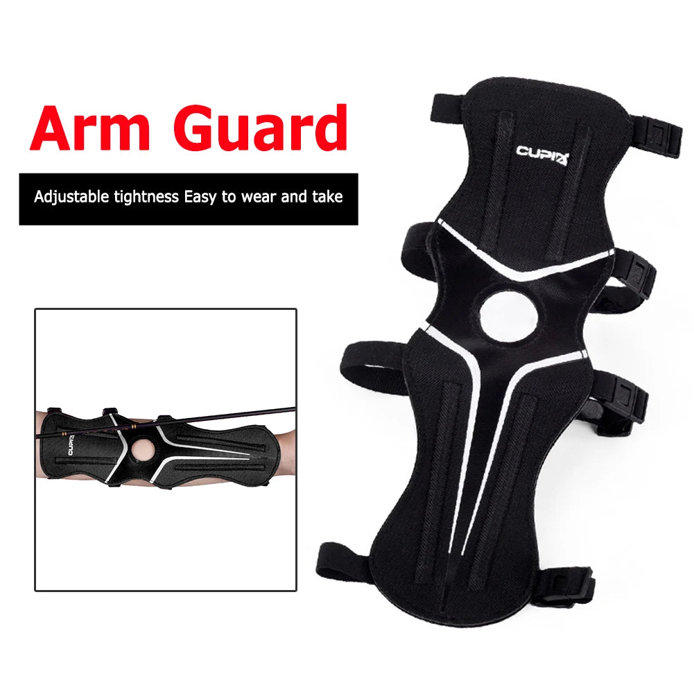 600D Nylon Adjustable Arm Guard Protection Archery Bow Arrow Forearm Protector for Outdoor Hunting Accessories
