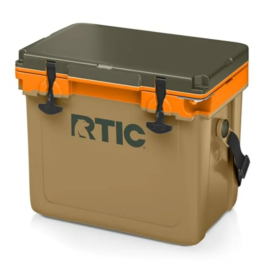 Ultra-Light Hard Cooler Insulated Portable Ice Chest Box for Beach, Camping, Picnic, Fishing, Boat, Barbecue Rotomolded Polyeth