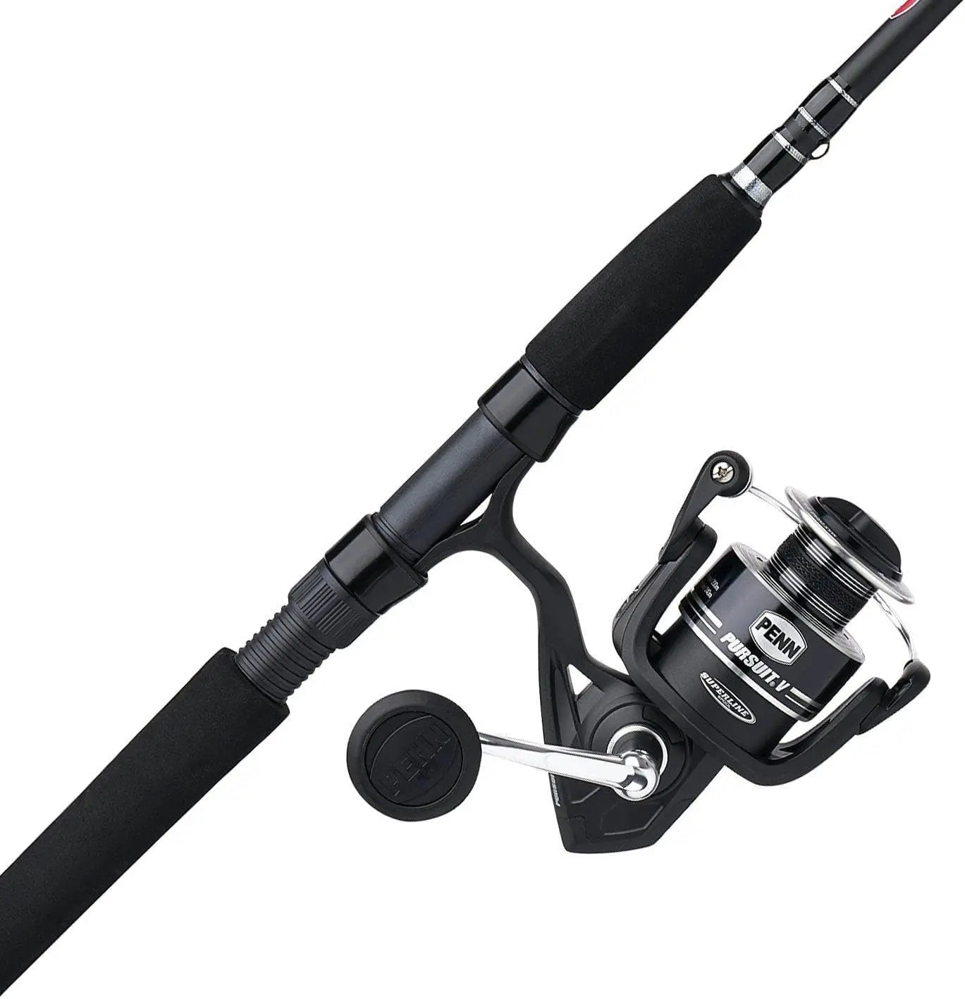 Spinning Fishing Reel Combo, 7ft Graphite Rod, 6.2:1 Gear Ratio, Saltwater Ready