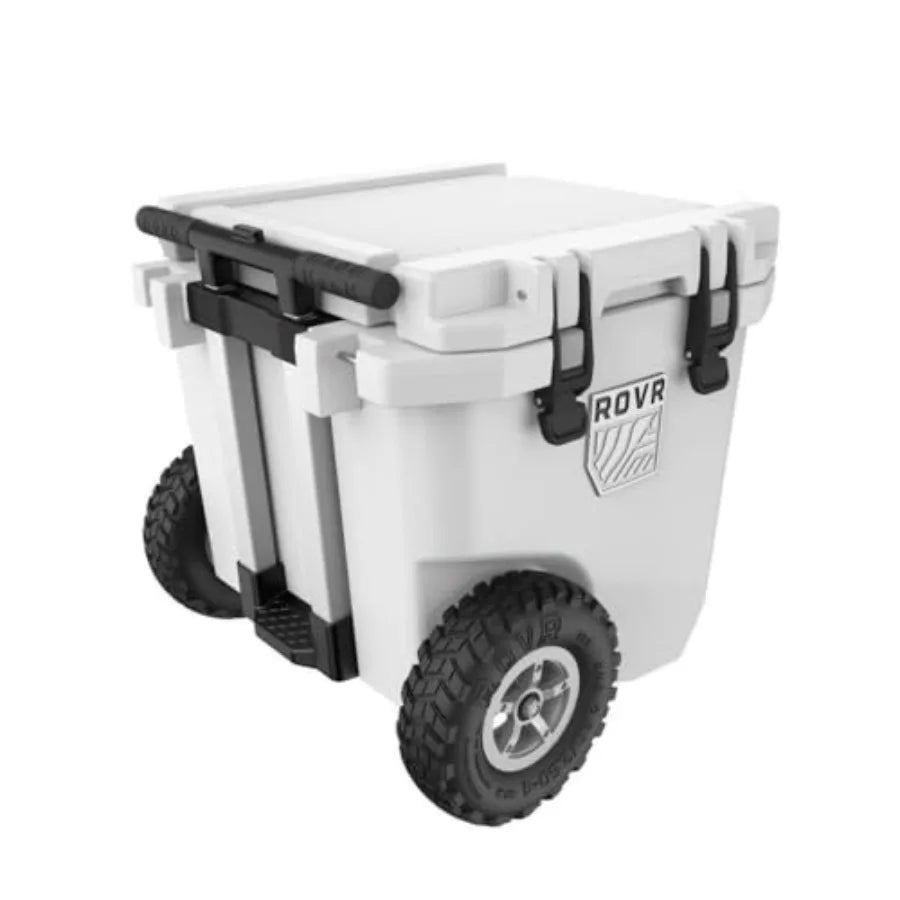Heavy Duty Insulated Cooler Box for Camping, Beach, Travel, Tailgating, Fishing, Parties Rugged Portable Cooler in Black with L