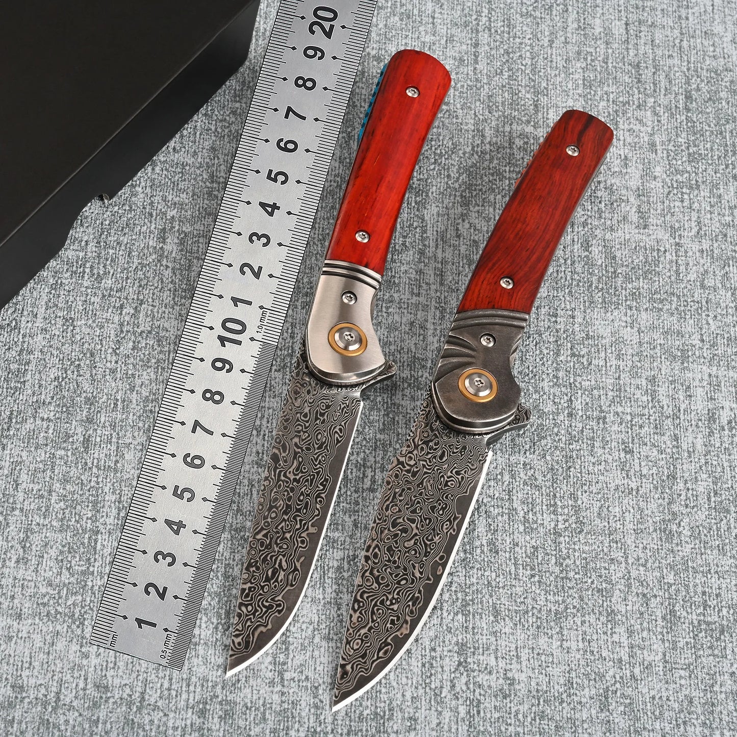 SDOKEDC VG10 Damascus Steel Folding Pocket Knife With Pocket Clip Portable EDC Tool For Camping Fishing Daily Use
