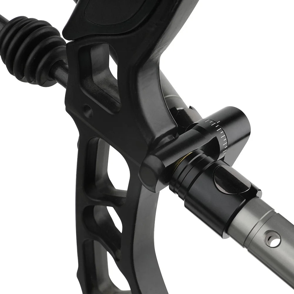 Archery V-Bar Stabilizer Connector Single Side Adjustable for Compound Bow Hunting Target Shooting Practice