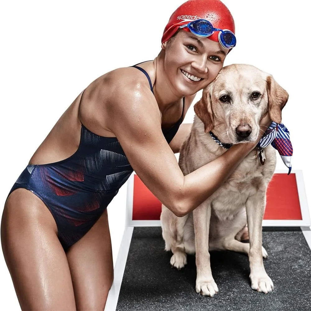 Unisex Swim Goggles with Wide Panoramic Lens, UV Protection & Anti-Fog
