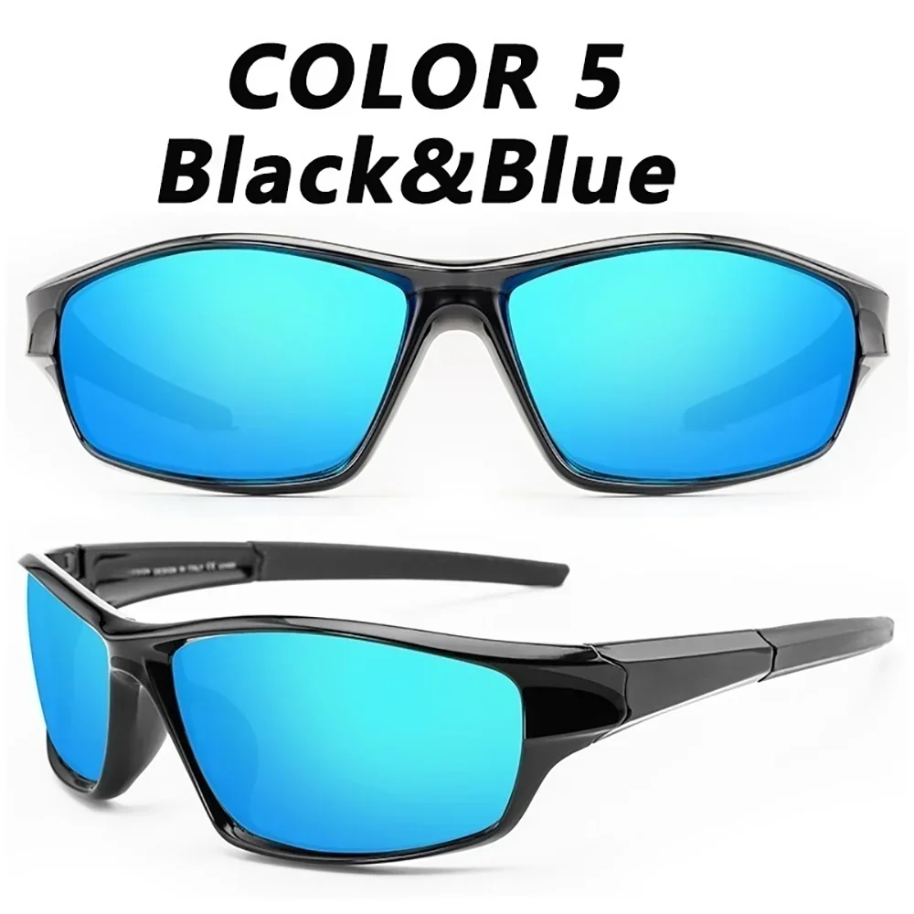 Sports Polarized Sunglasses for Men Lightweight Night Vision Male Shades Cycling Driving Fishing Fashion Mirror Sunglass De Sol