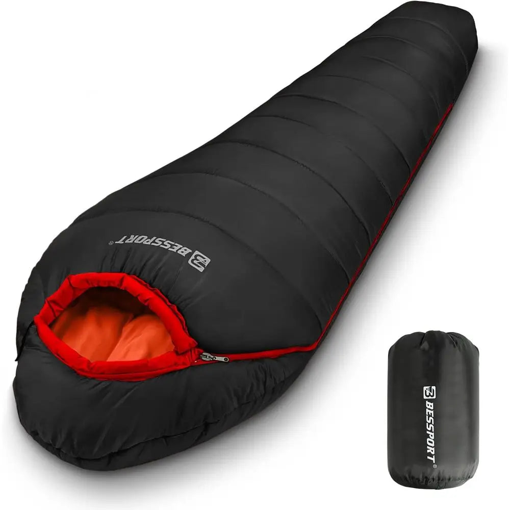 Extreme 3-4 Season Sleeping Bag for Adults - Warm, Washable, Ideal for Cold Weather, Hiking, Travel, and Outdoors