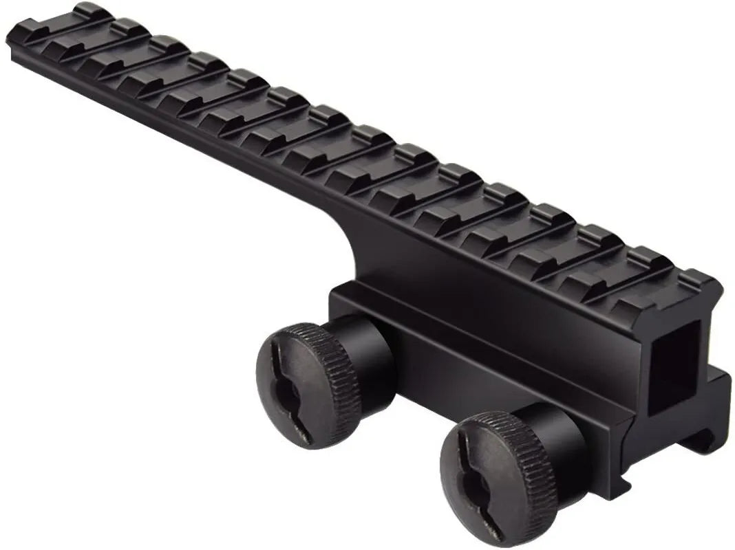 1' Extended Riser Scope Mount High Profile Aluminum Picatinny Riser 14 Slot