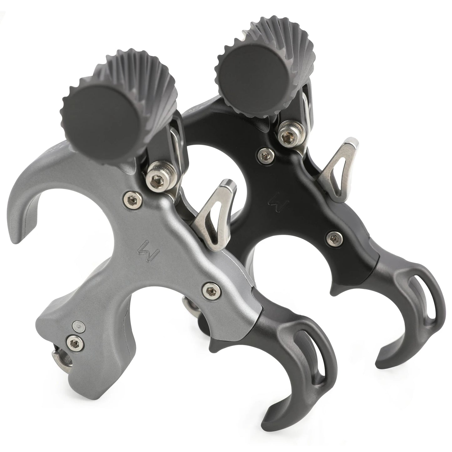 Archery Release Aid, 3/4 Finger Aluminum Grip, Thumb Trigger for Compound Bow, Hunting & Target Shooting, Left/Right Hand Compatible Archery Accessories