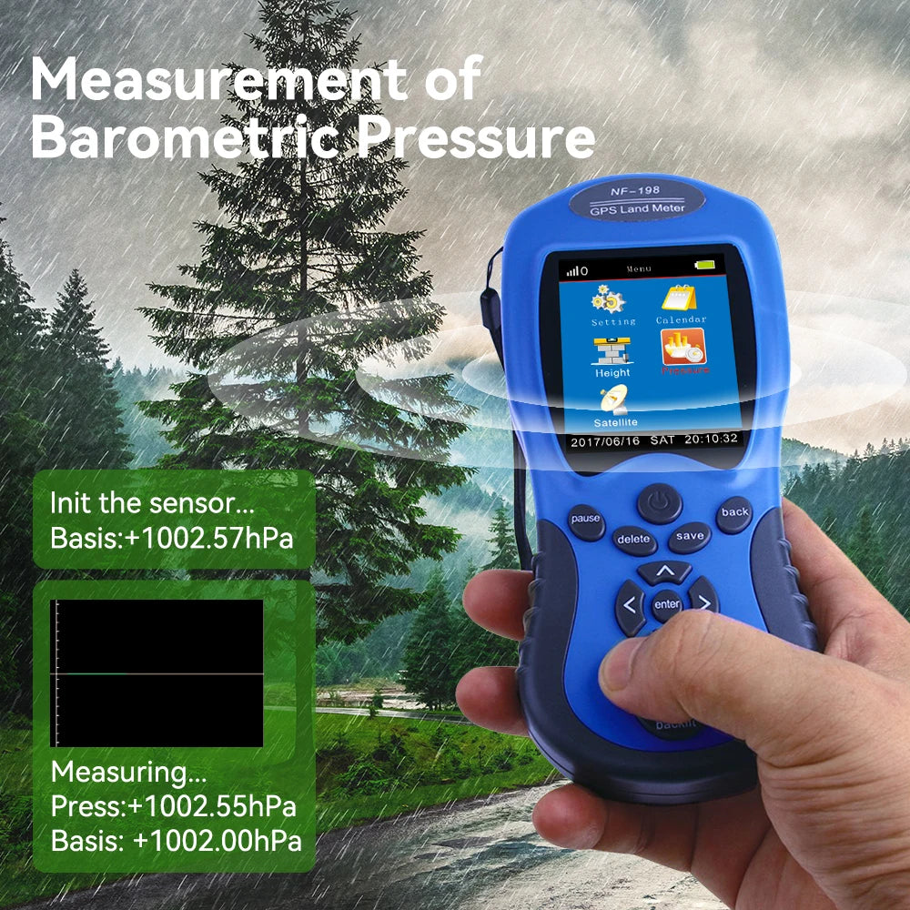 Noyafa NF-198 Land Meter Test Device Survey Equipment Use For Farm Land Surveying Mapping Area Length Measurement Tool