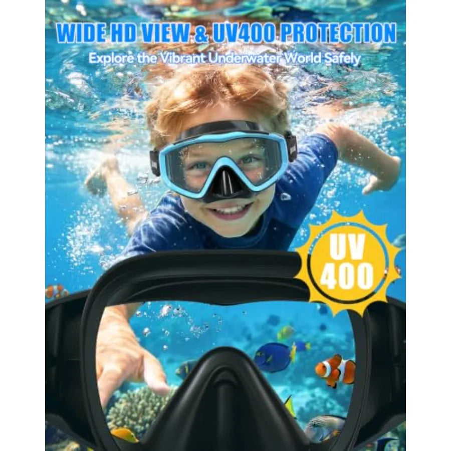 Swim Goggles for Adults - 220°Wide View Anti-Fog Goggles with Mesh Bag for Indoor Outdoor Pool Beach Swimmming