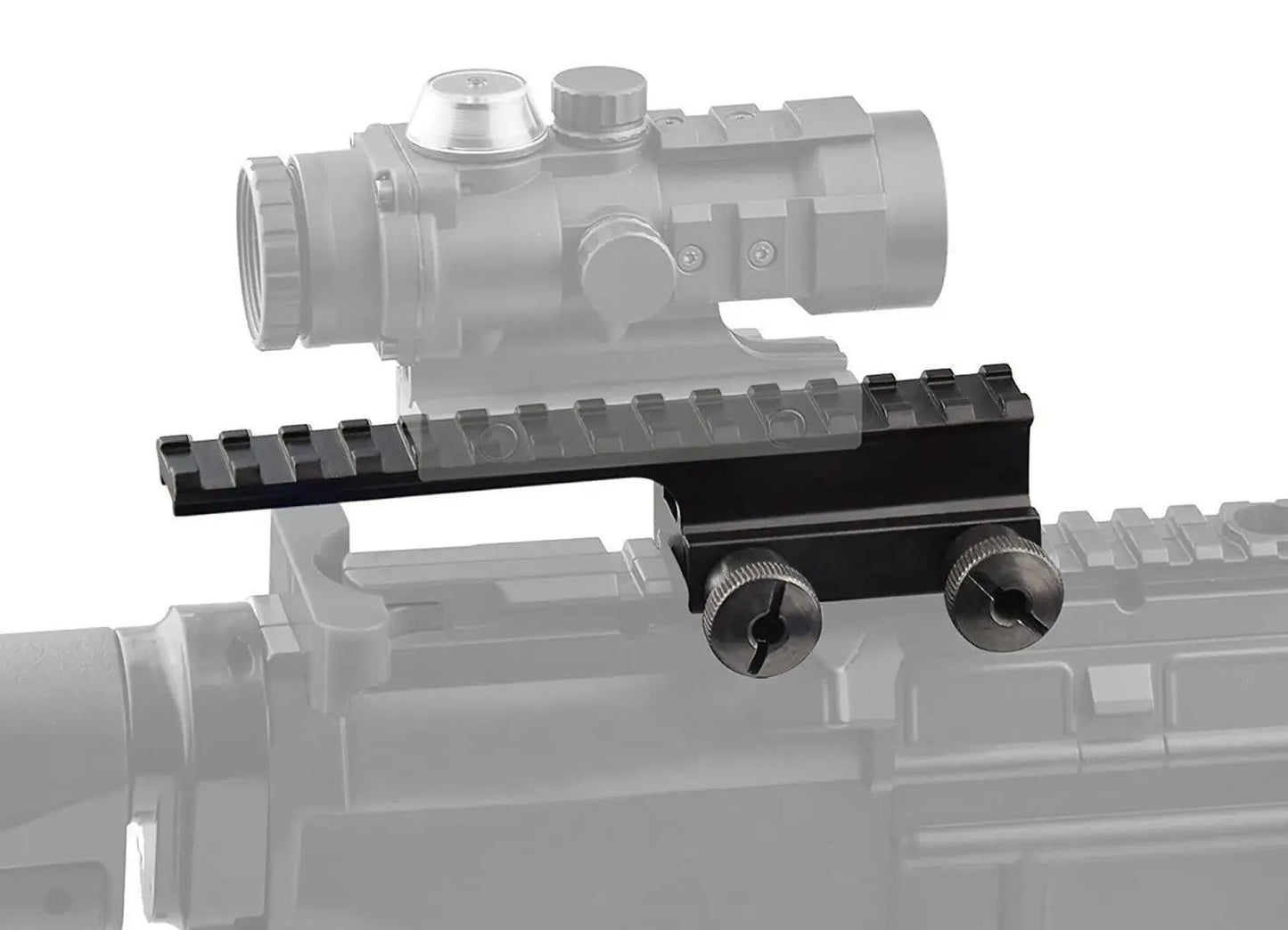 1' Extended Riser Scope Mount High Profile Aluminum Picatinny Riser 14 Slot