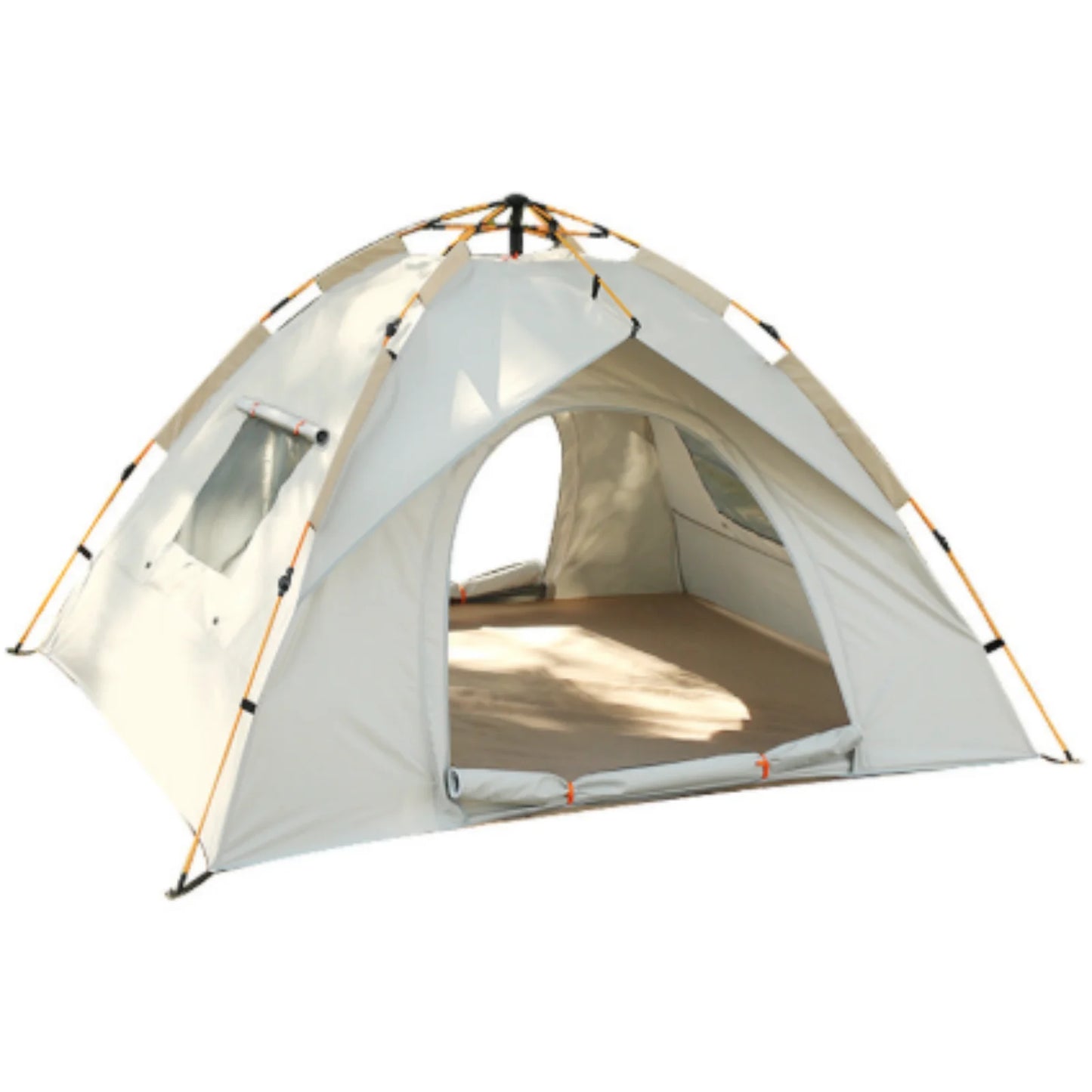 Lightweight Foldable Pop Up Tent 2-3 Person 4.83 lbs Portable Outdoor Shelter Sun & Water Resistant Easy Folding with Carrying Bag Breathable Mesh Window Storage Pocket for Hiking Picnic Backpacking Outdoor Excursions
