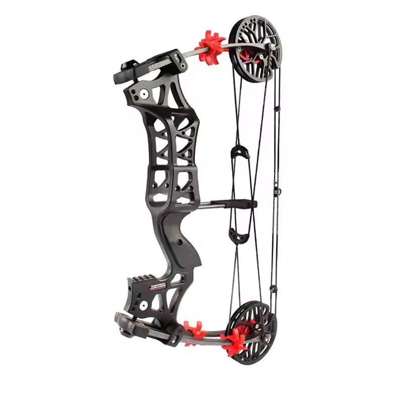 M109E Compound Bow Set Steel Ball Bow and Arrow Compound Pulley Bow 30-60 lbs Hunting Compound Bow for Outdoor Shooting Archer