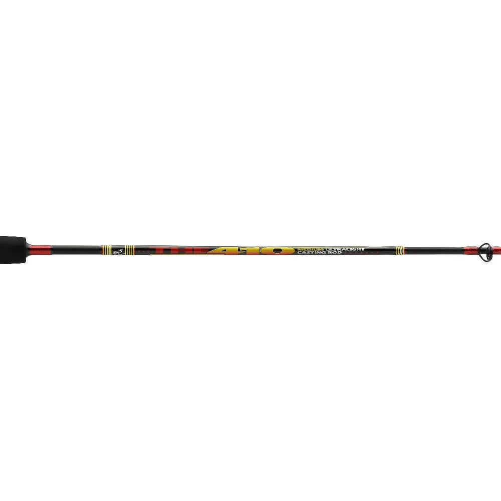 Ultra Light Freshwater Spin Cast Fishing Rod 4 Feet 10 Inches Portable Compact Travel Pole for Trout Panfish