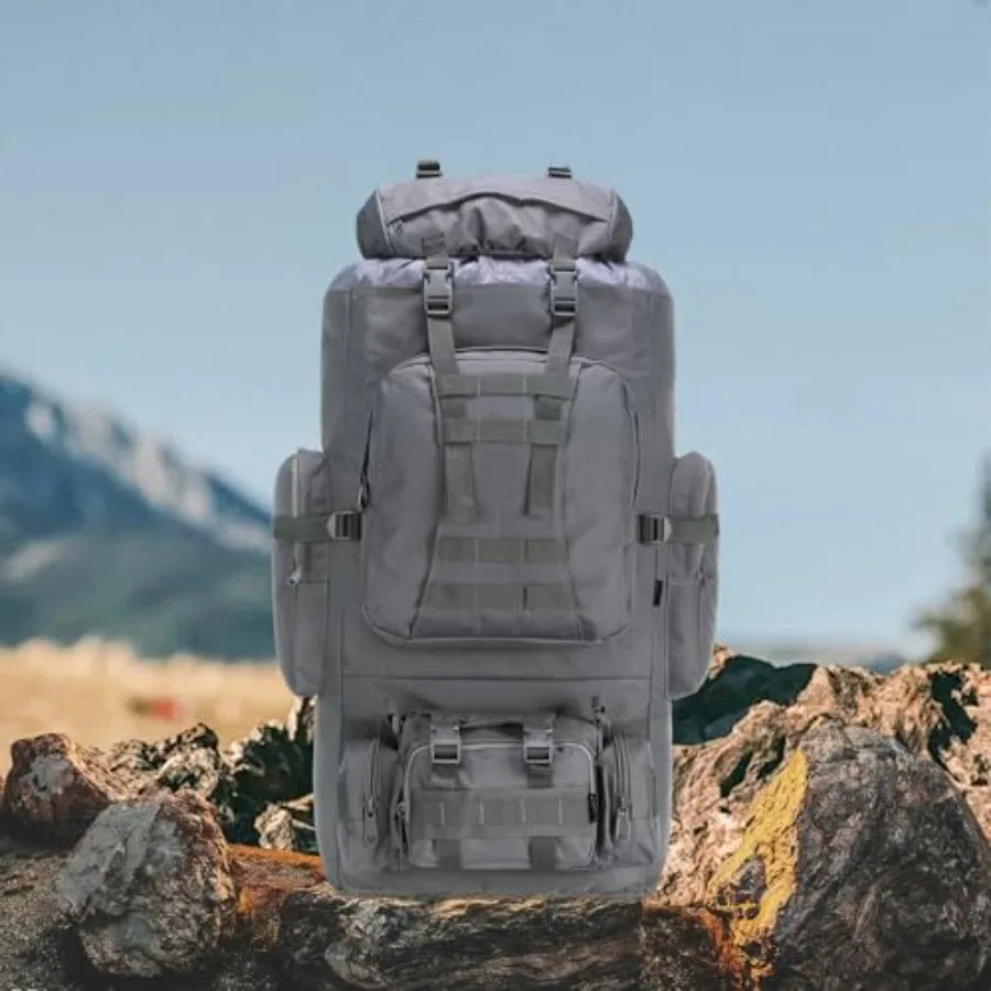 100L Camping Hiking Backpack Molle Rucksack Military Camping Backpacking Daypack
