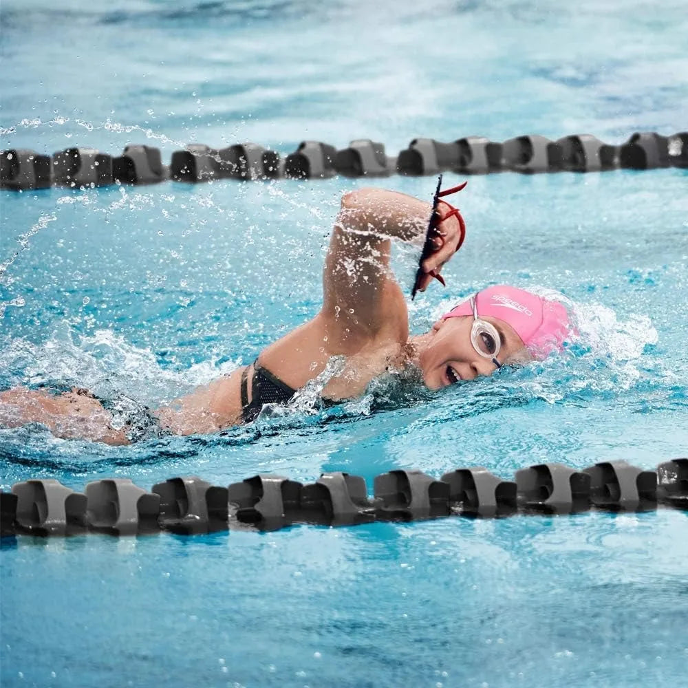 Unisex Swim Goggles with Wide Panoramic Lens, UV Protection & Anti-Fog