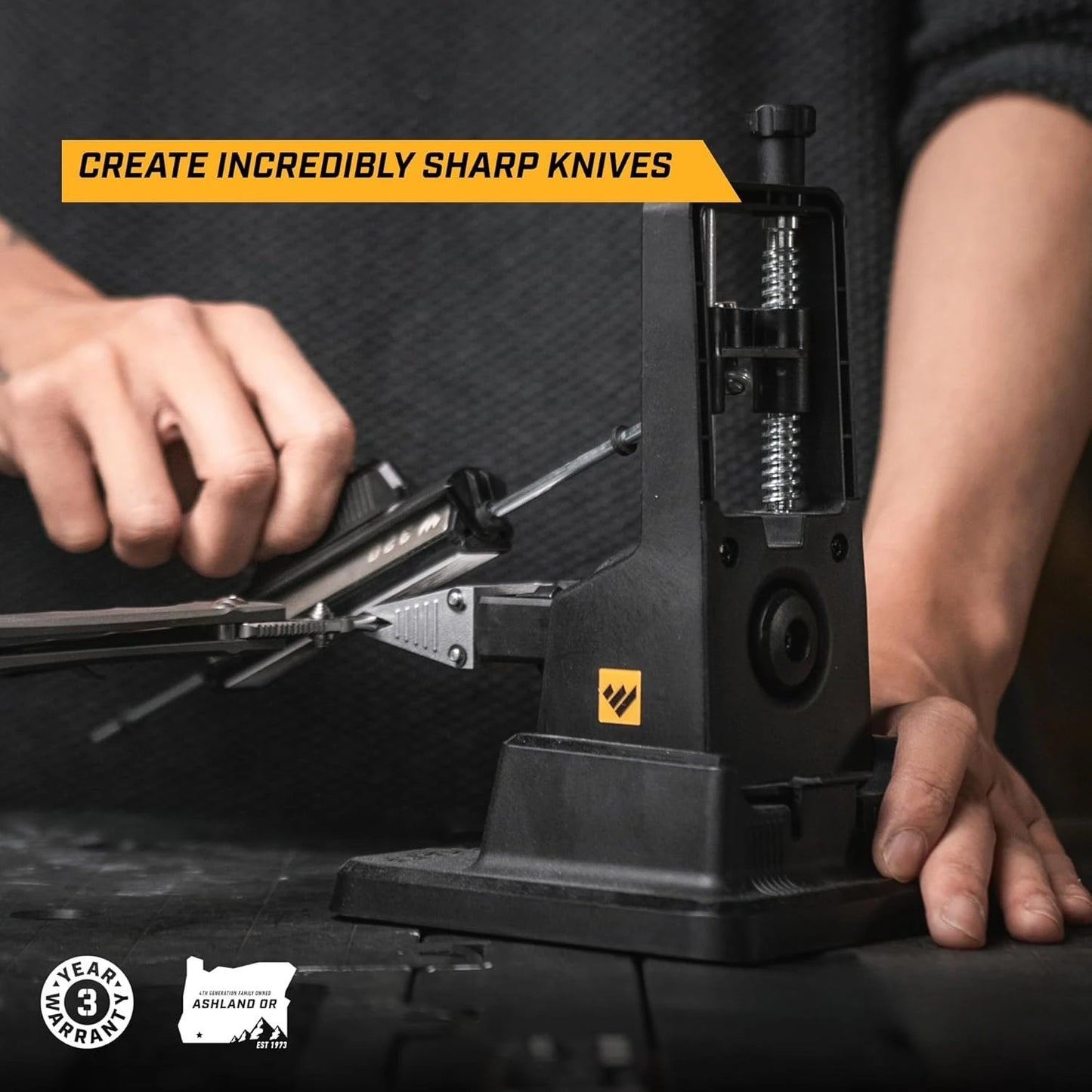 Precision Adjust Elite Knife Sharpener - Adjustable Knife Sharpening System - For Hunting, Serrated & Kitchen Knives·Hot Sale