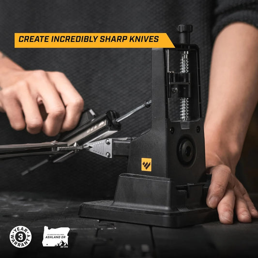 Precision Adjust Elite Knife Sharpener - Adjustable Knife Sharpening System - For Hunting, Serrated & Kitchen Knives·Hot Sale