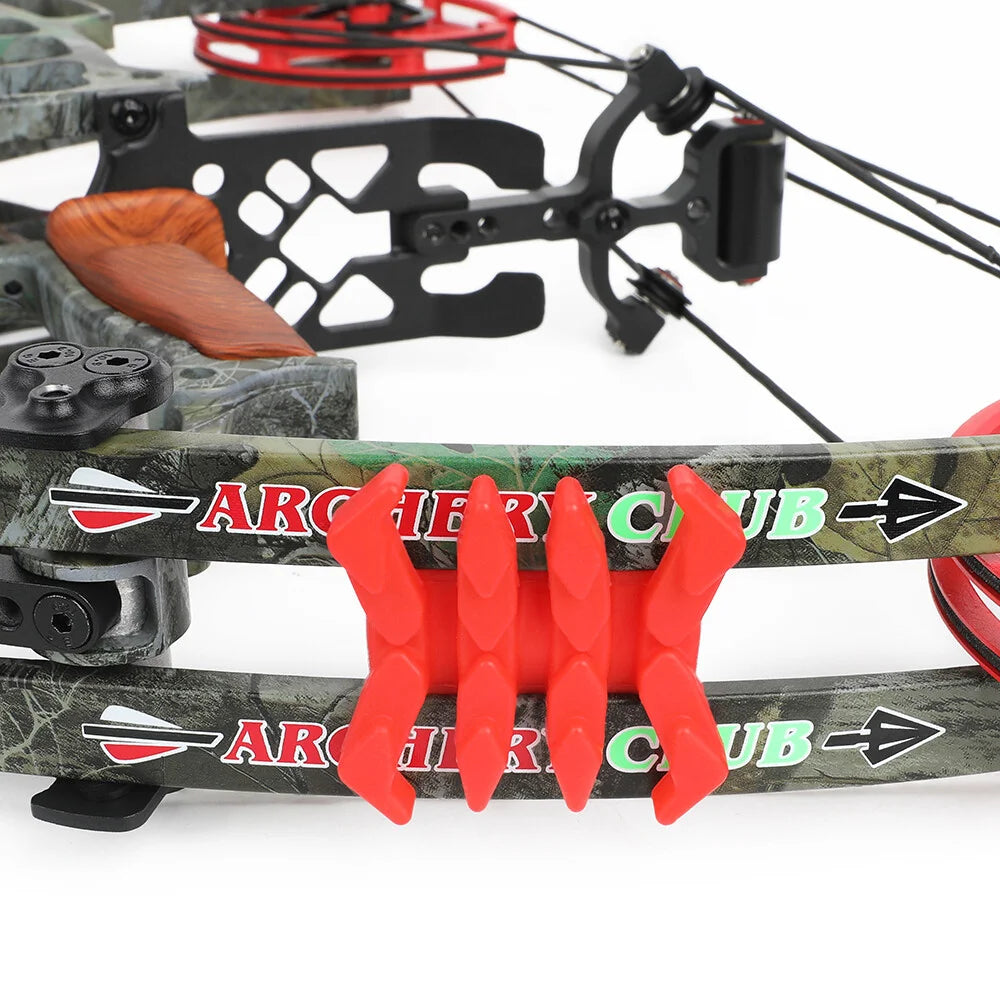 Compound Dual-use Bow 30-60lbs 19" Axle 420FPS 80% Let-off Right Hand for Hunting Steel Ball Shooting Target Practice