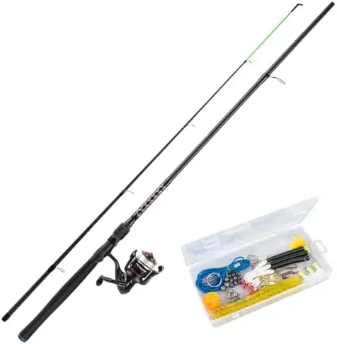 Fishing Rod and Combo, Spinning & SpinCast Combo, Custom Tackle Kit, Pre-Spooled Line, Brute Tuff 2Pc
