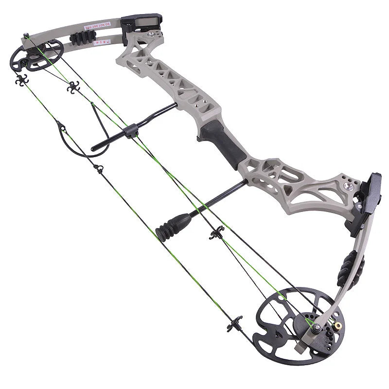 Archery Compound Bow 30-70lbs M129 320fps 80% Let-off Magnesium Alloy Riser for Right Hand Beginners Target Hunting Practice