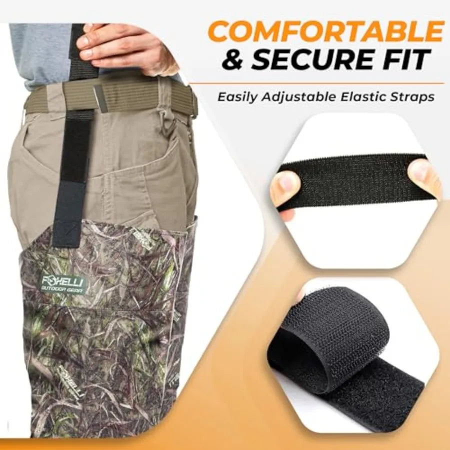 Hip Waders Waterproof Camo Waders for Men and Women with Boots, Lightweight Wading Hip Boots for Fishing and Hunting