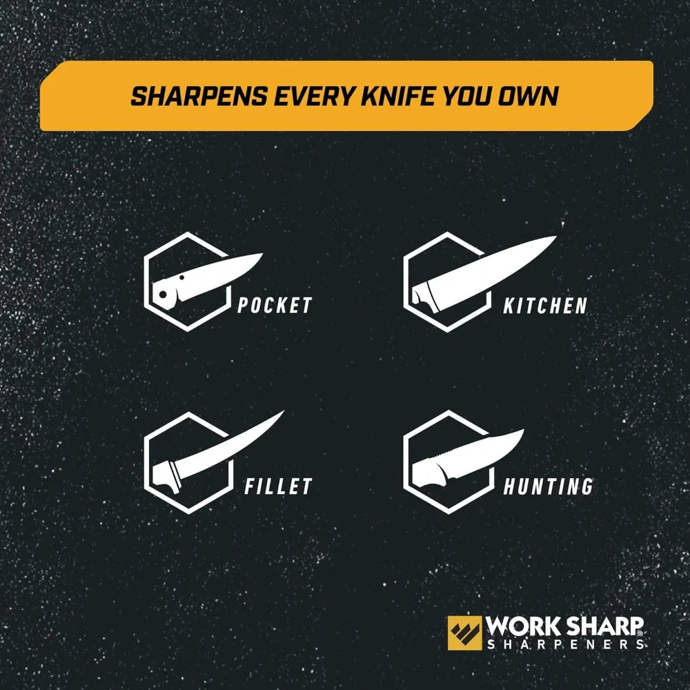 Hot Sale - Precision Adjust Elite Knife Sharpener - Adjustable Knife Sharpening System - For Hunting, Serrated & Kitchen