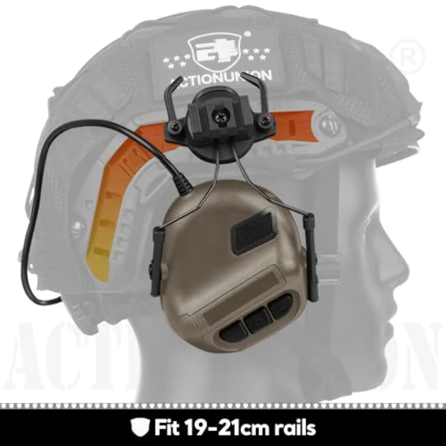 Tactical Headset for Airsoft Helmet No Noise Reduction