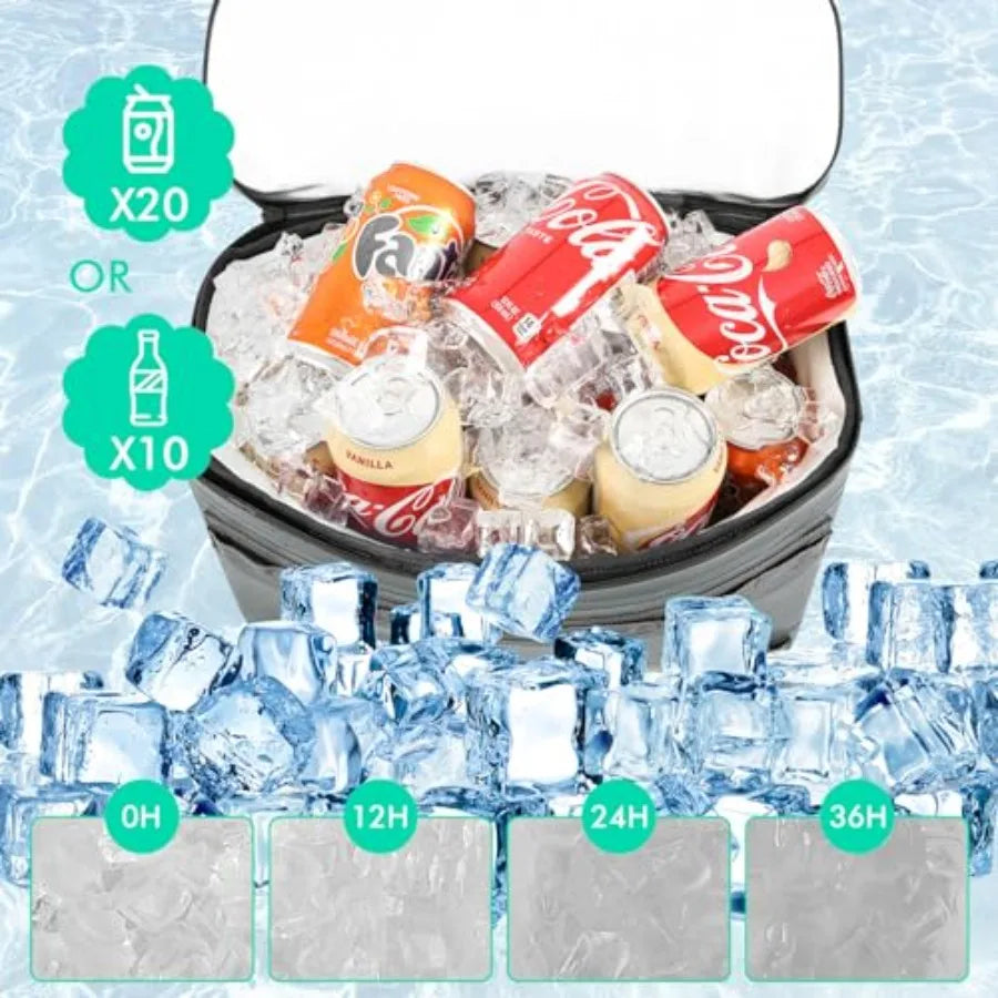 Kayak CoolerWaterproof Kayak Seat Back Cooler for Kayaking Kayak Accessories Cooler Bag Protable Ice Chest Beach Cooler Travel