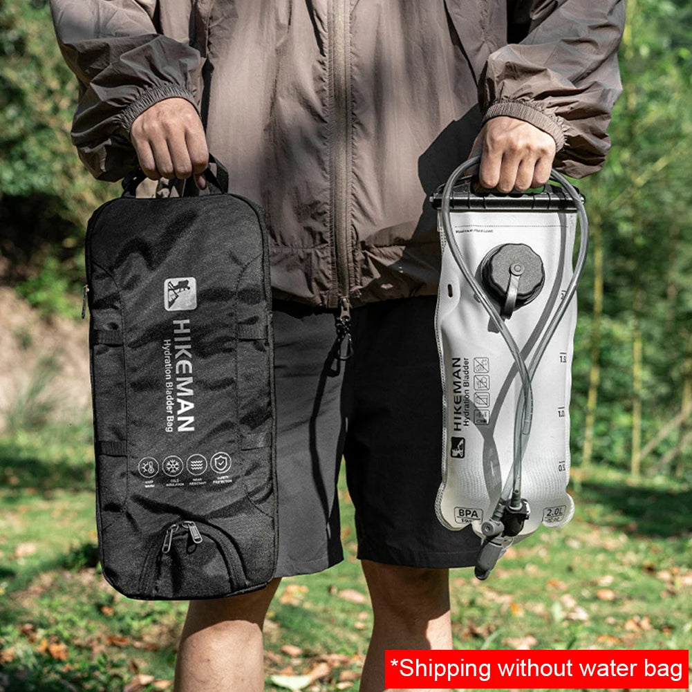 Insulated Cooler Bag For 1-2L&2-3L Water Bladders Hydration Bladder Insulation Sleeve Water Resistant Protective Insulated Cover