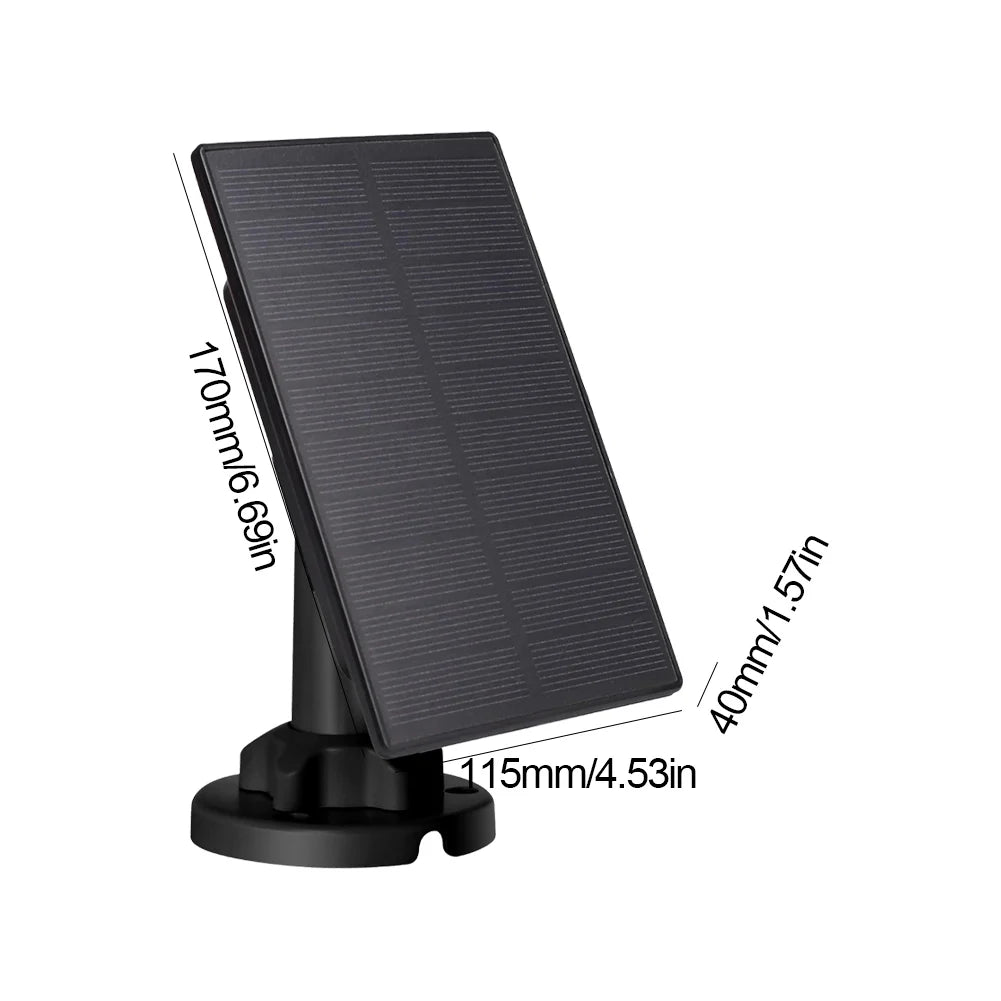 3W 12V/6V Trail Camera Solar Panel Build-in 5000mAH Battery Solar Panel Kit Waterproof for Hunting Camera/Deer Feeder