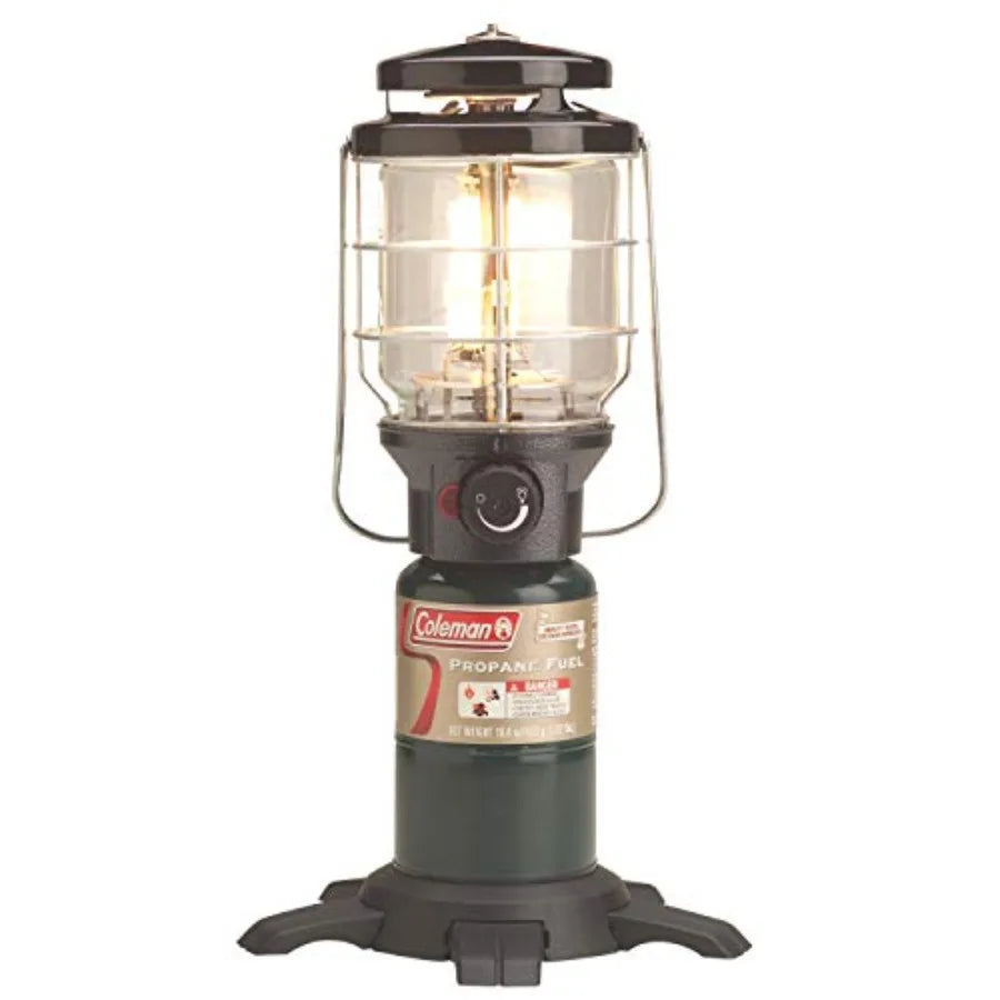 1500 Lumens Gas Lantern with Matchless Lighting Folding Propane Lantern with Mantles Globe for Camping Power Outage Outdoor Lig