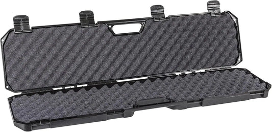42-Inch Economy Single Scope Hard Gun Carrying Case with Foam, Lockable TSA Friendly, Water Resistant, Made in USA