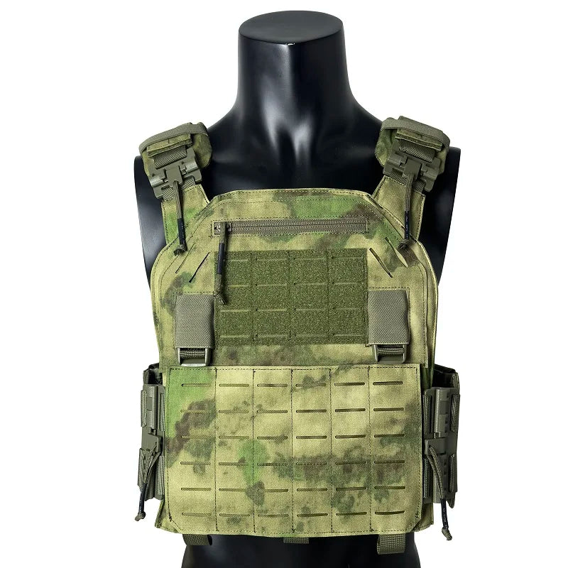 Qucik Release Full Protect  Upgrated Laser Cutting plate carrier 1000D Nylong tactical vest