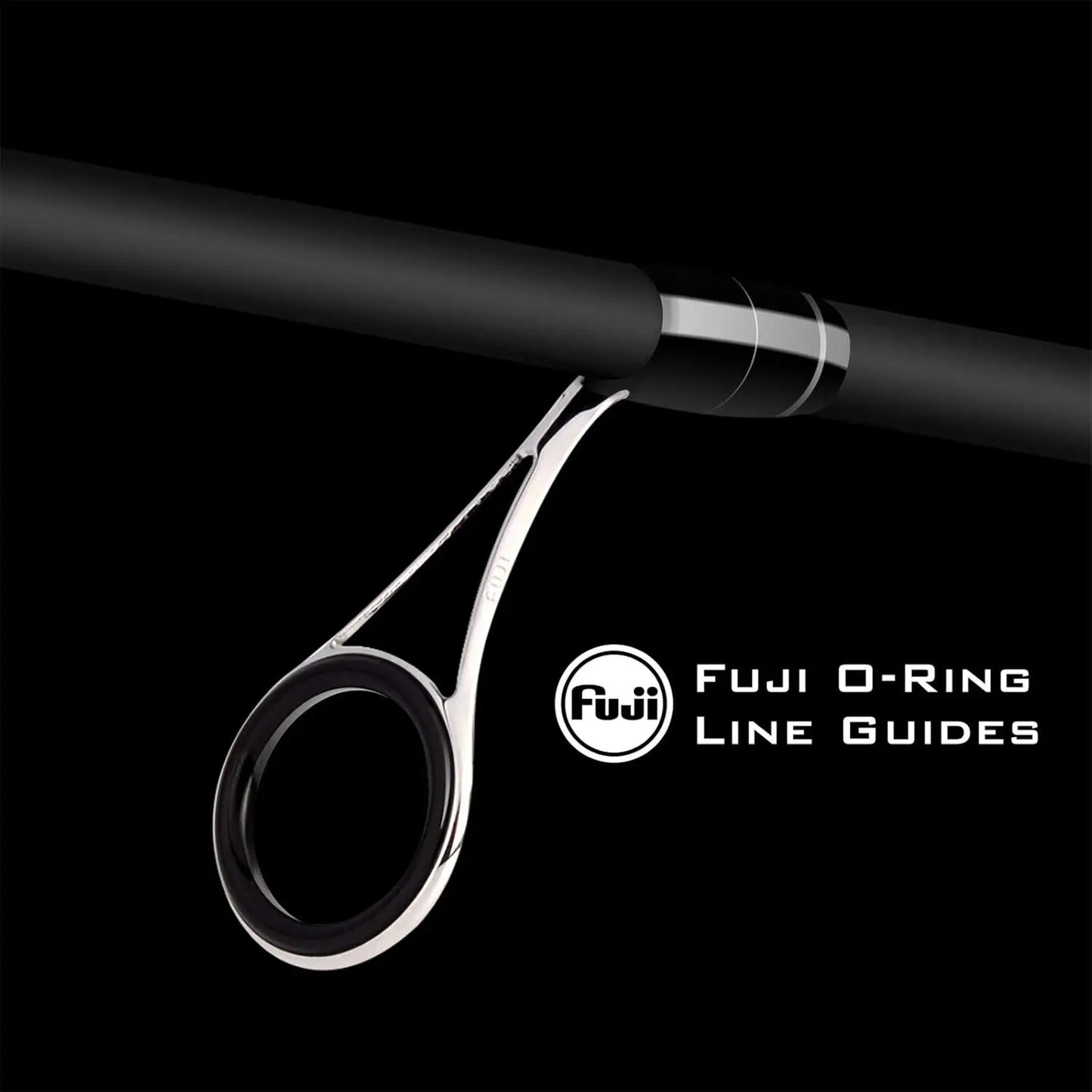 Perigee II Spinning & Casting Fishing Rods, Fuji O-Ring Line Guides, 24 Ton Carbon Fiber Casting and