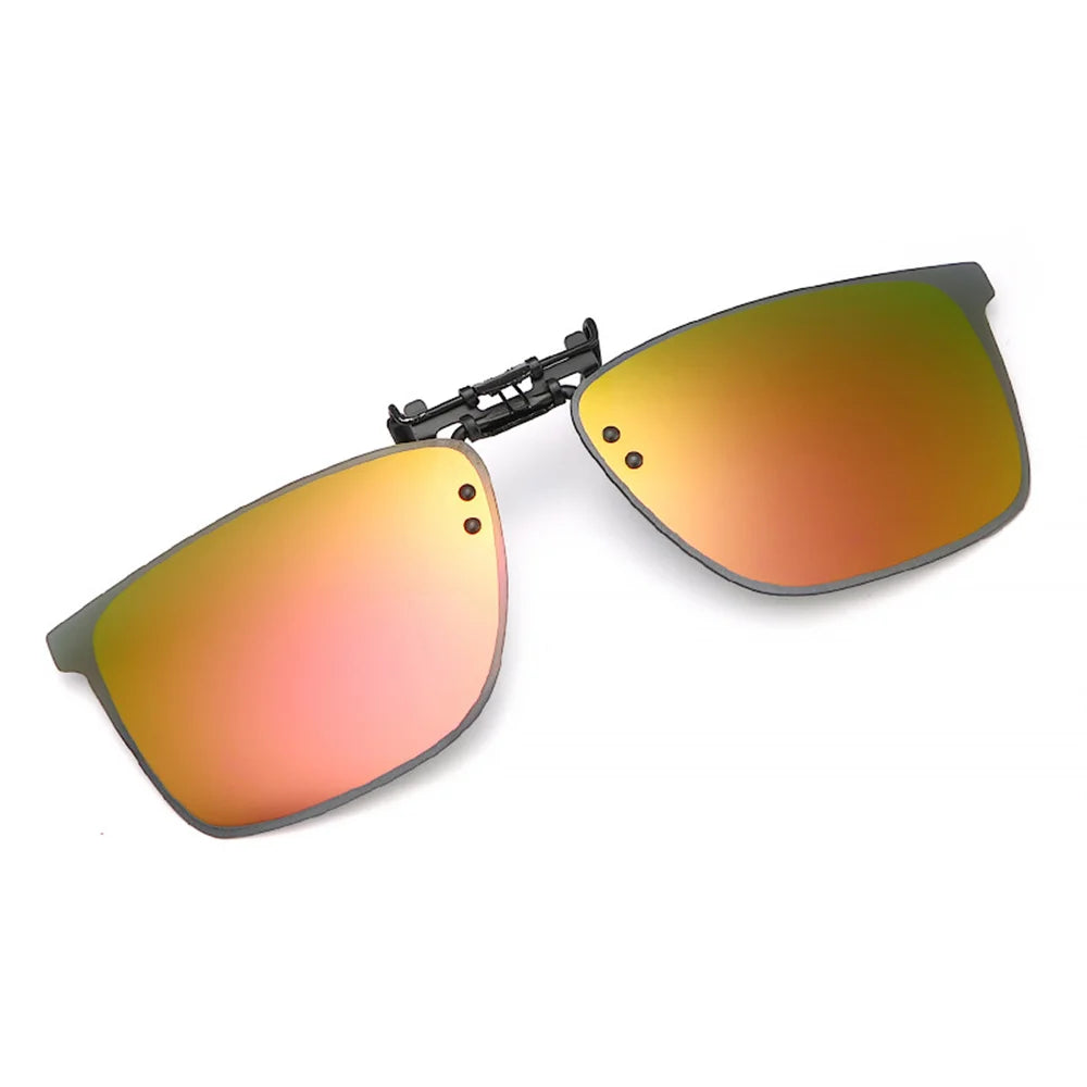 Polarized Clip Sunglasses Myopia Glasses Clip Driver Outdoor Fishing Night Vision Myopia Clipon Sun Shading Eyeglasses