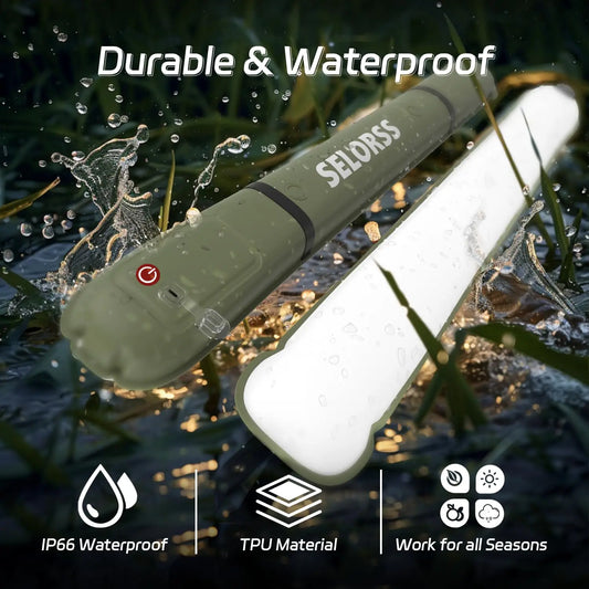 Rechargeable Portable Camping Strong Light Waterproof 2000 mAh Tent Lamp Spotlight Outdoor Camping Work Repair Lighting