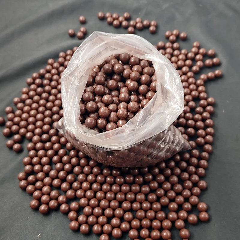 200Pcs 9mm Clay Pellets + 5Pcs Target Paper ,Outdoor Slingshot Hunting Solid Clay Balls, Slingshot Shooting Practice Mud Balls.