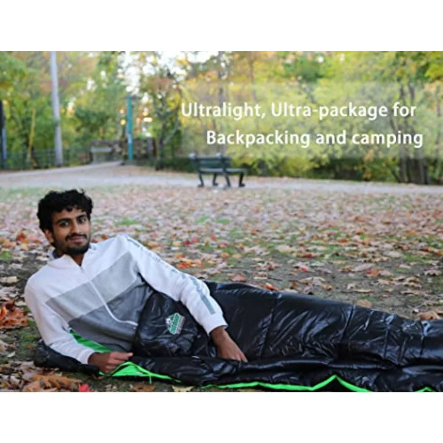 4 Season Adults and Sleeping Bag - Warm Waterproof and Lightweight - Great for Camping Backpacking and Hiking