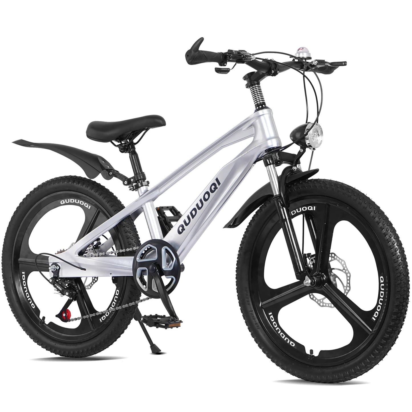 Ye FKZNPJ 20 Inch 7-Speed Kids Mountain Bike with Magnesium Alloy Frame & One-Piece Wheels, Lightweight Bicycle for 8 - 12 Year Old Boys and Girls