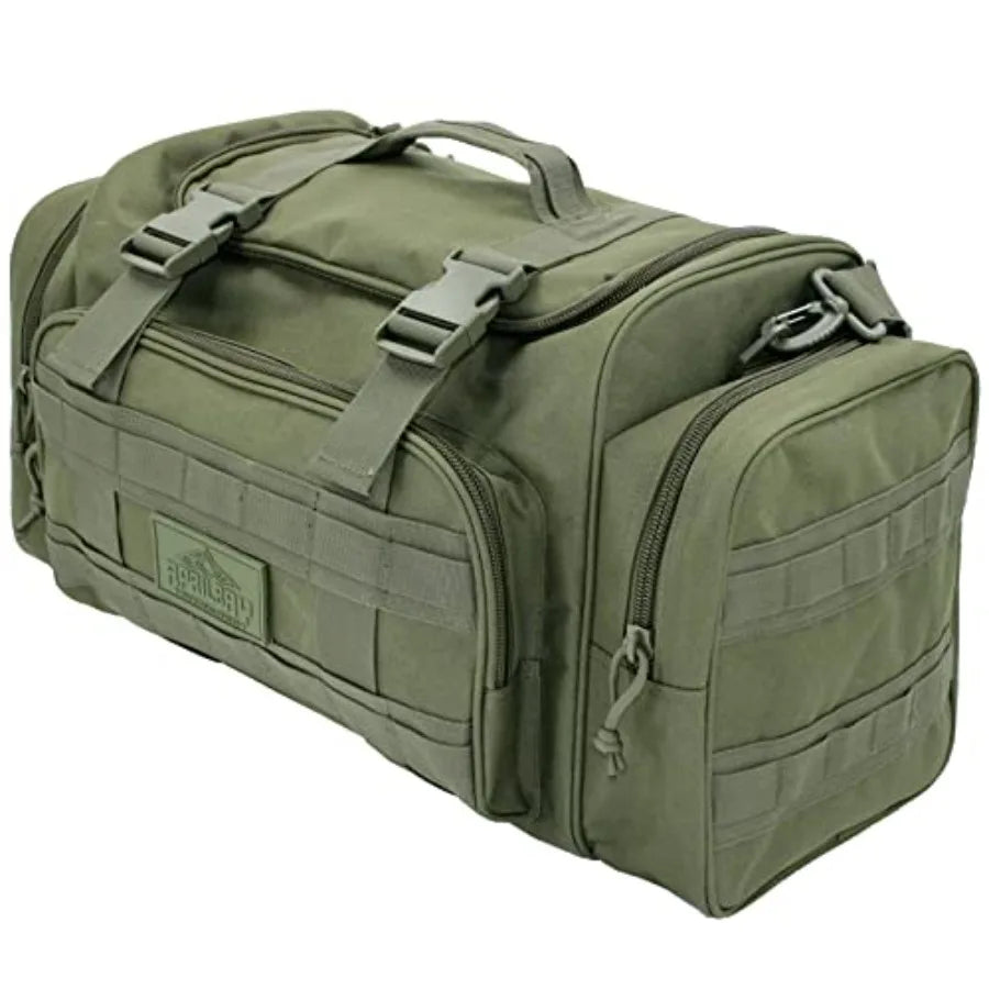 Duffel Bag Heavy Duty Tactical Gym Bag for Men, Splashwater-Proof Weekender Travel Bag for Basketball, Football, Soccer, Hiking