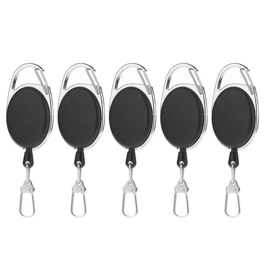 Multifunctional Fly Fishing Key Ring Retractor Extractor Retractable Key Chain Reel Badge Holder Fishing Accessories