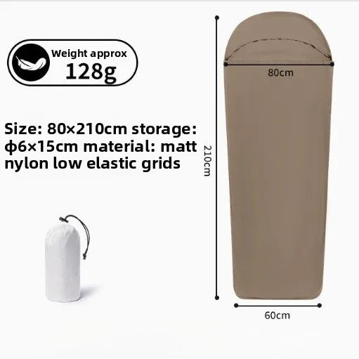 Outdoor Sleeping Bag Liner Tourism Single Nylon Stretch Envelope 128g Ultralight Camping Sleeping Bags Accessories