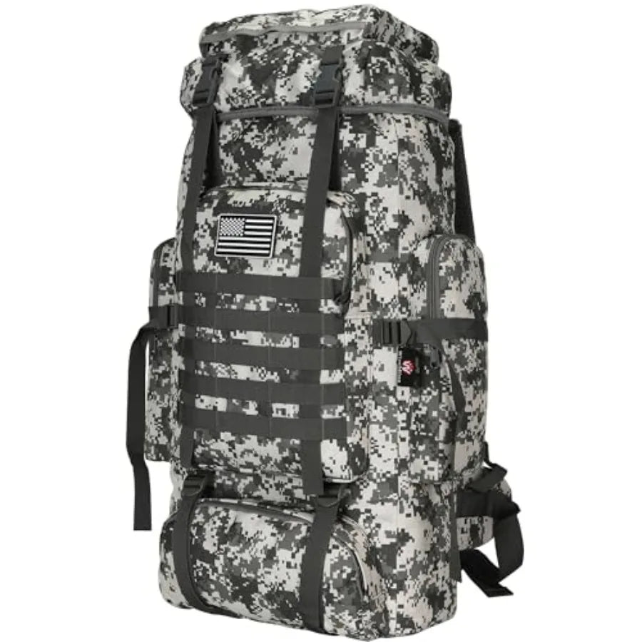 Hiking Backpack for Men 70L/100L Camping Backpack Military Rucksack Molle 3 Days Assault Pack for Climbing Camping Backpack, 3