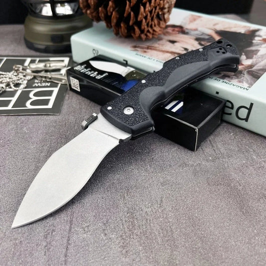 62JM Folding Knife Nylon Fiber Handle AUS10A Blade Outdoor Fishing, Sharp Hunting, Self-defense Multi-functional Tactical Knives