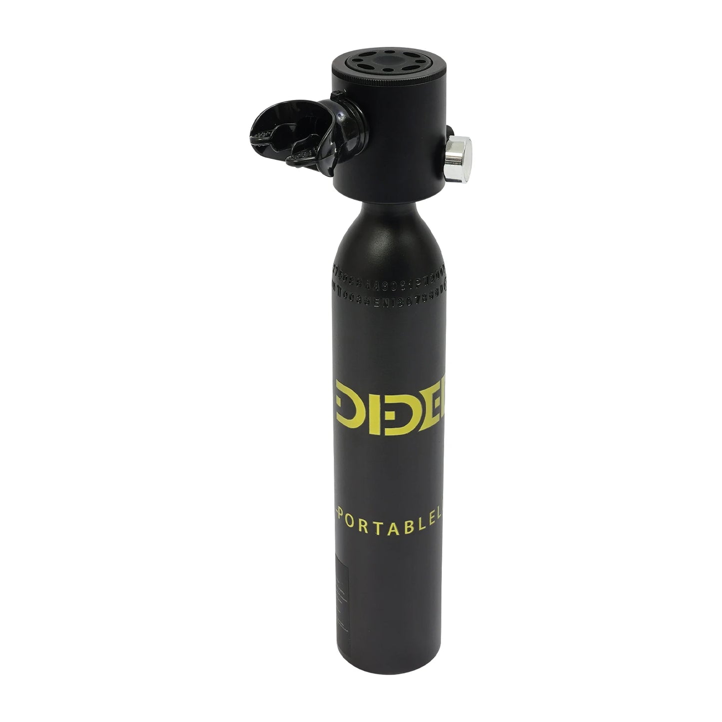 Mini Diving Tank Kit 0.5L, 6061 Aluminum Scuba Cylinder with Pressure Gauge, Triple Filtration for Shallow Diving