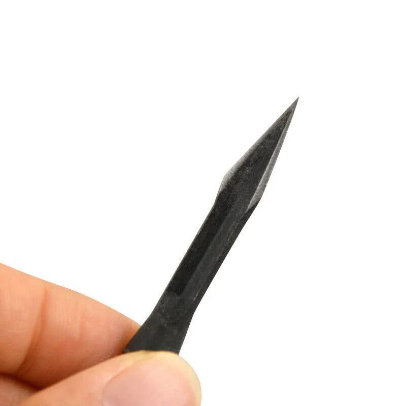 12pcs Hunting Arrowhead General Thread High Carbon Steel Arrow Head for Outdoor Archery Shooting Hunt Target Broadhead