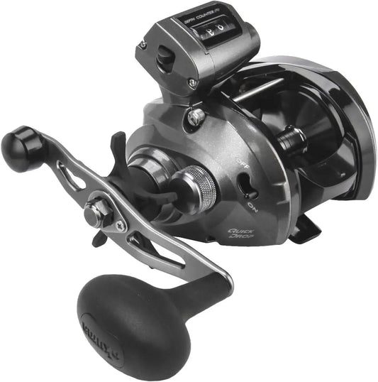 Low Profile Graphite Trolling Reel with Line Counter