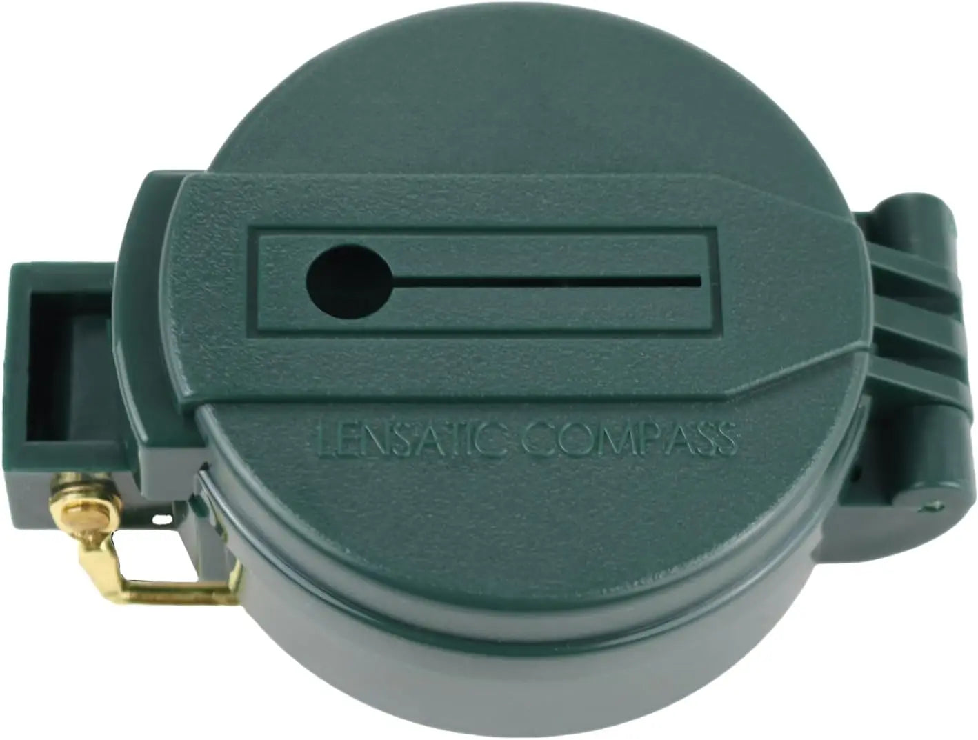 Military-Style Lensatic Compass for Hiking, Camping, Survival, Orienteering; Durable, Waterproof, Precise Navigation Tool